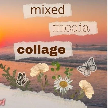 Mixed Media Collage with Lovergirl Creates