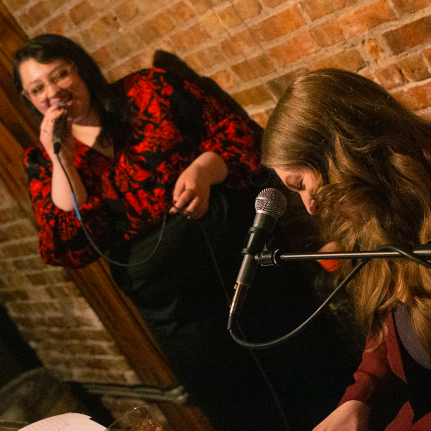 Galentine's with Paige Kizer and Sophie Hafer 