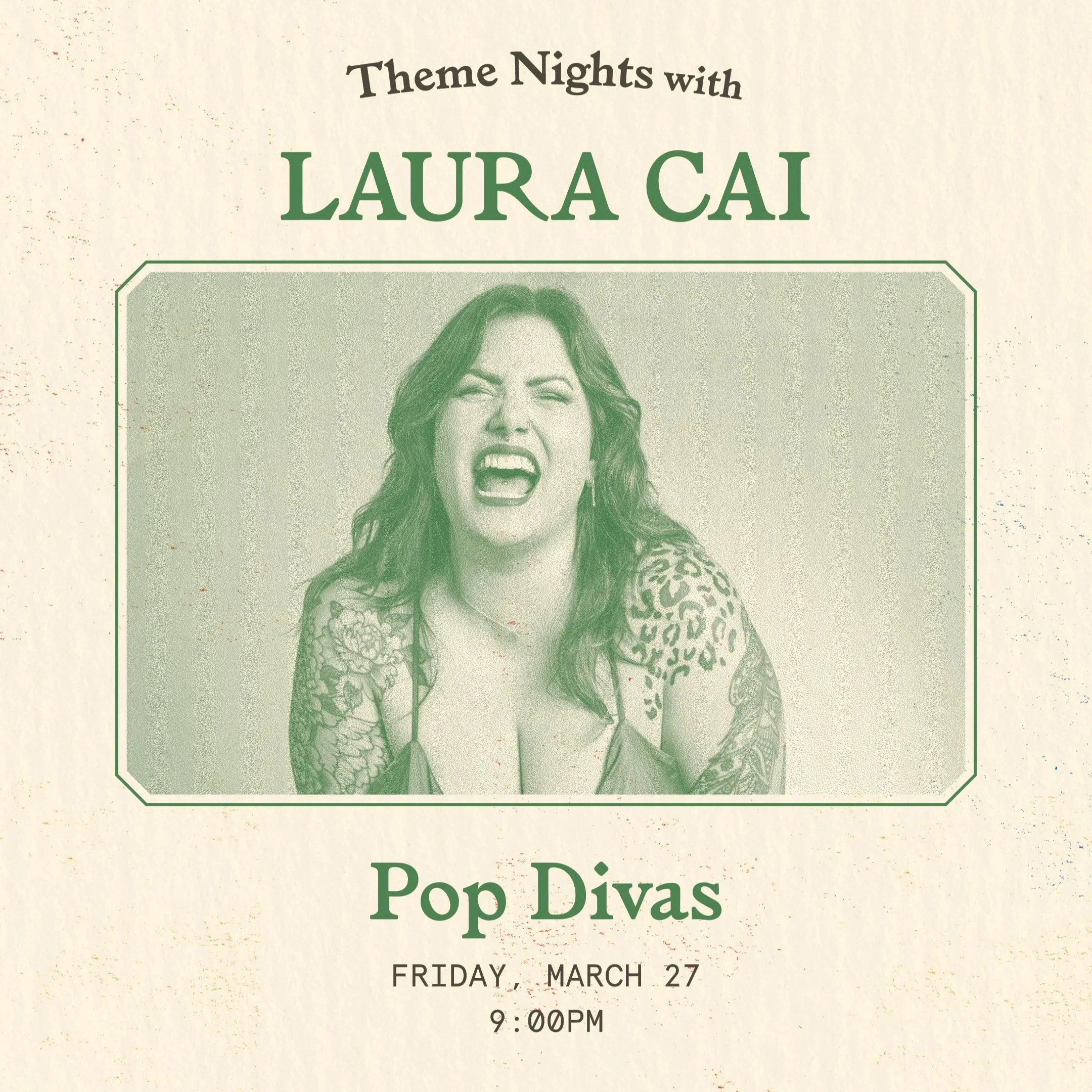 Theme Nights with Laura Cai - Pop Divas (2000’s Edition)