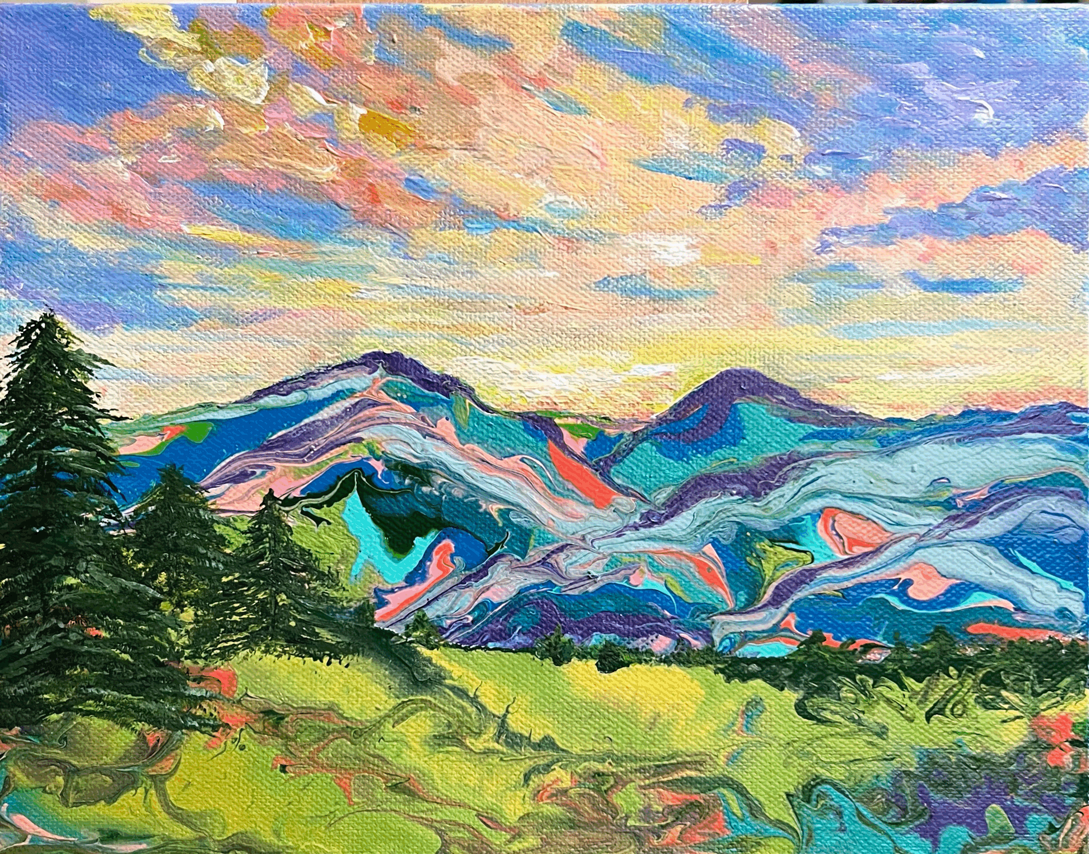 Blue Ridge Summer 8x10