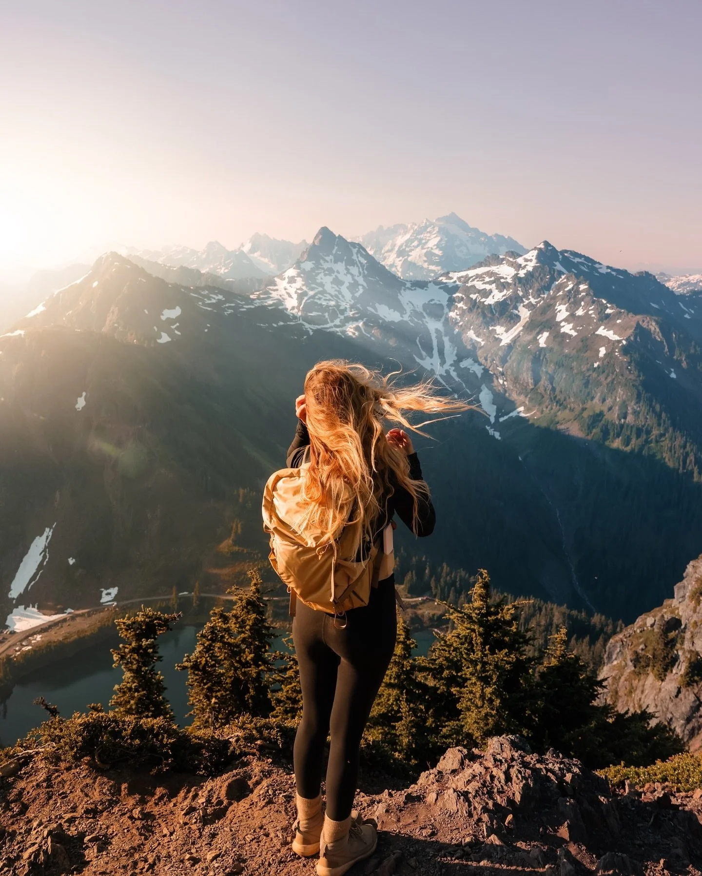 Really took &ldquo;getting lost&rdquo; to a new level for this view &mdash; blew a tire in the middle of the Mt Baker wilderness leaving us stranded for 24 hours 😂 can&rsquo;t say I was too upset about hanging around these mountains for a little lon