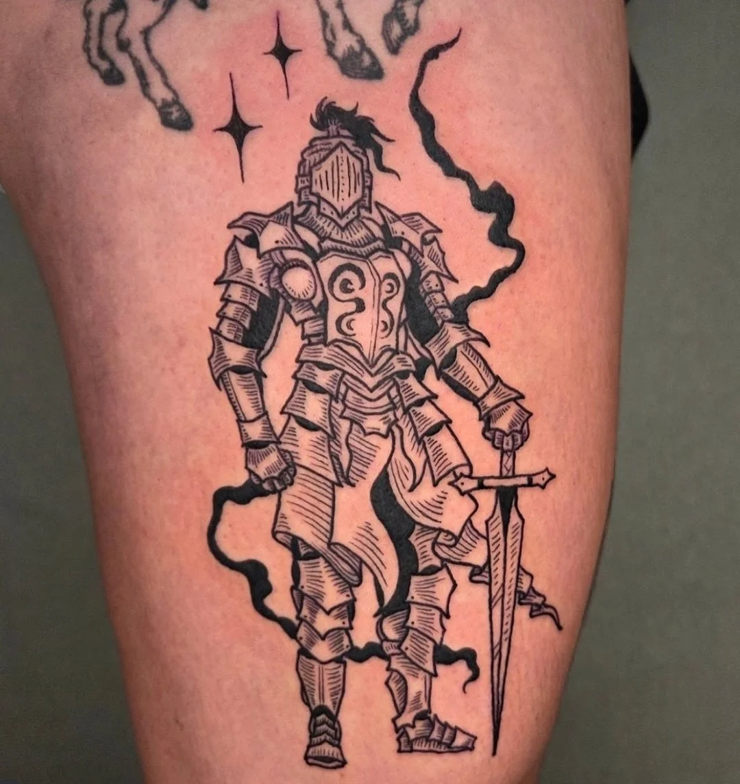 Some recent black and gray tattoos from @iankisertattoos! Do you have a special idea you’d like to see come to life? Ian’s got time to tattoo YOU right here in Richmond, VA! Send him an inquiry using the contact info in his bio today to g