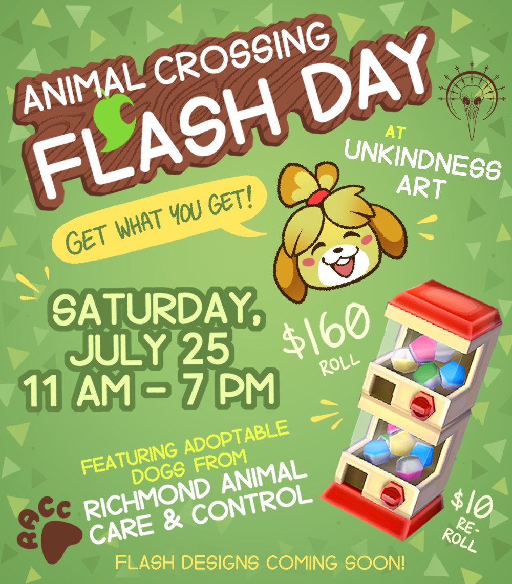 Animal Crossing Flash Day w/  RACC