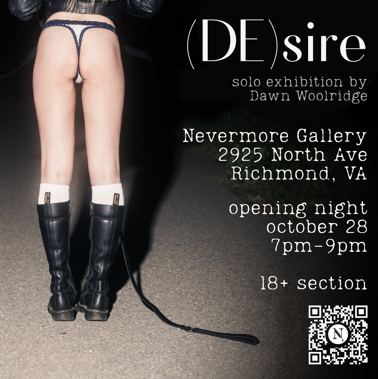 Nevermore presents “(DE)sire": A Solo Exhibition by Dawn Woolridge