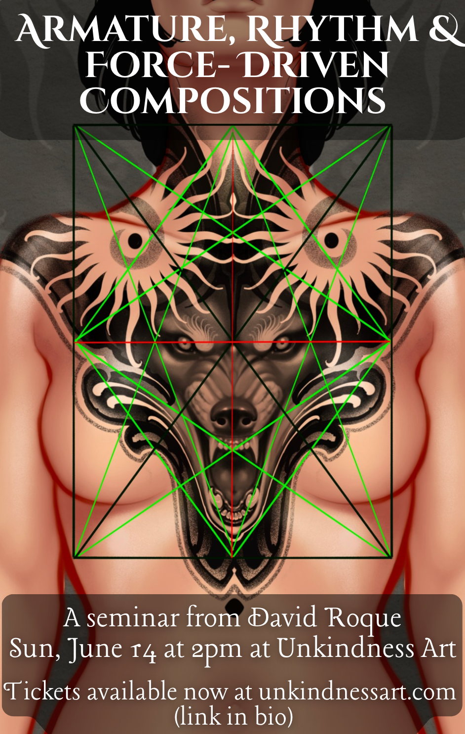 Seminar: Armature, Rhythm & Force-Driven Compositions, presented by David Roque