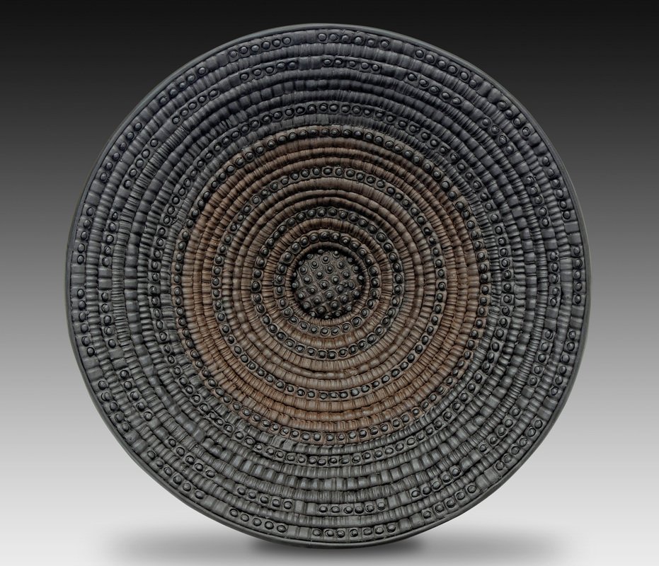 Stoneware Brown Platter