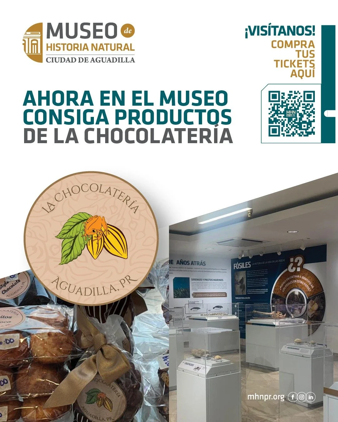 Productos La Chocolateria 110 ahora en el MHNPR
