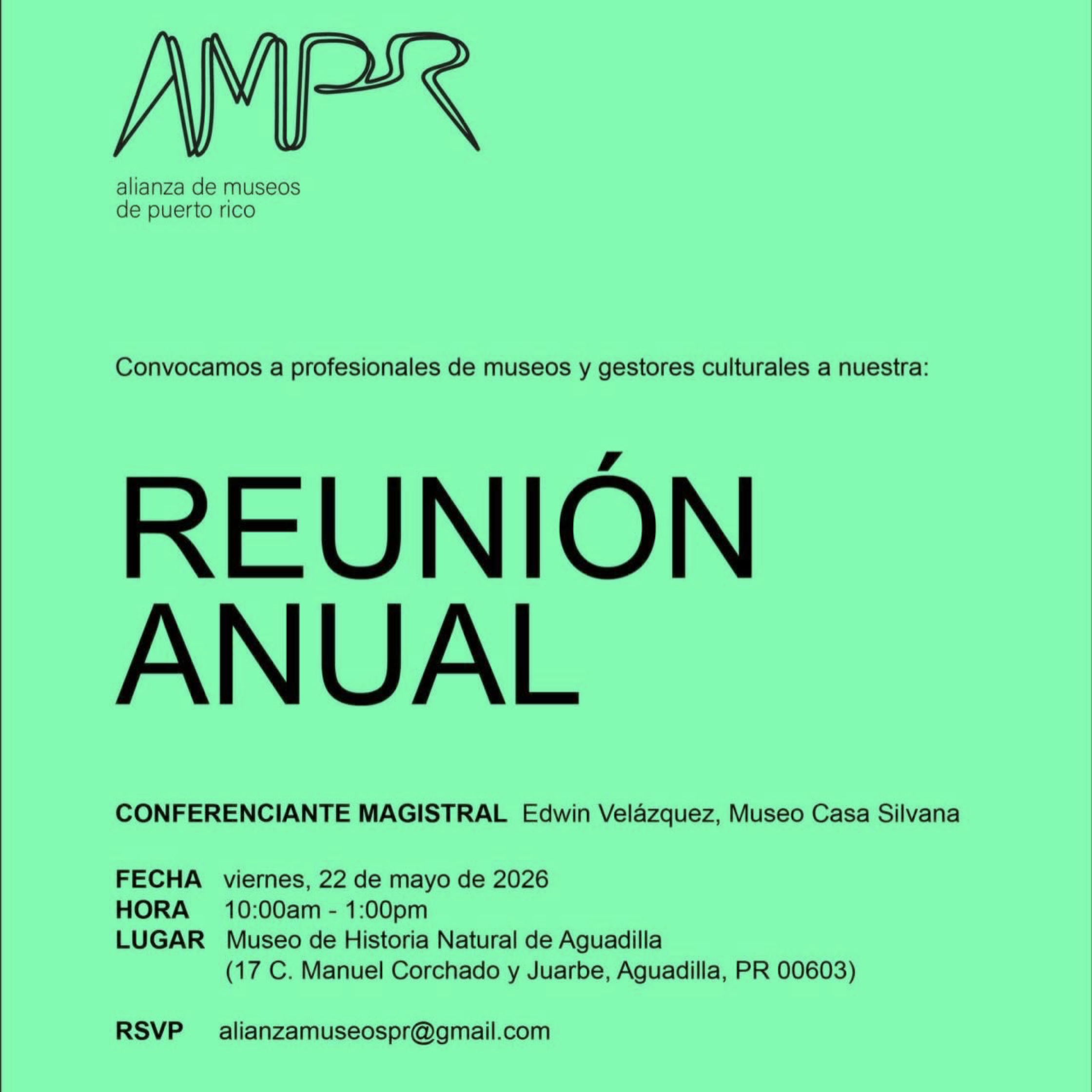 Reunión de la Alianza de Museos de Puerto Rico