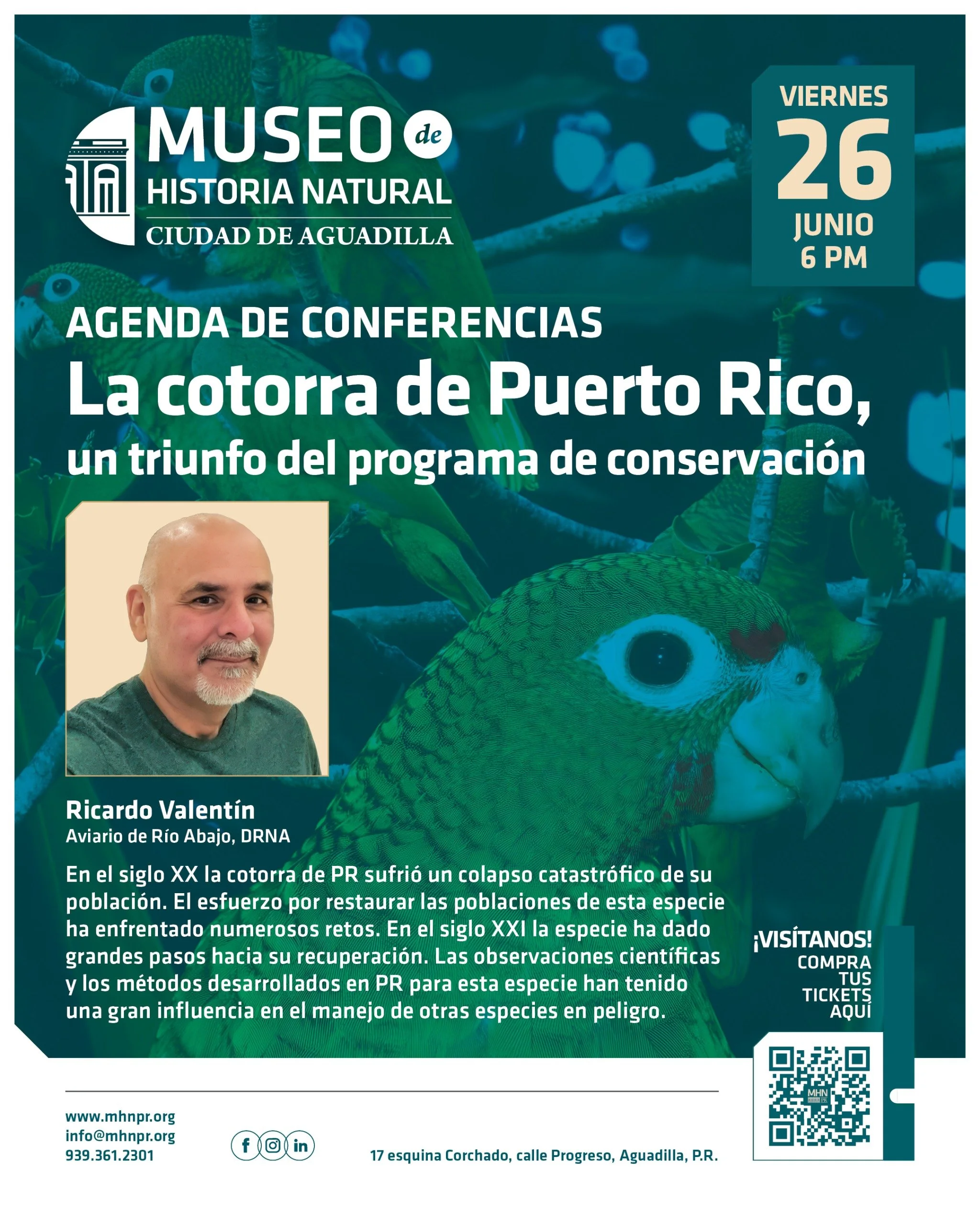 La Cotorra de Puerto Rico; el triunfo de un programa de conservación 