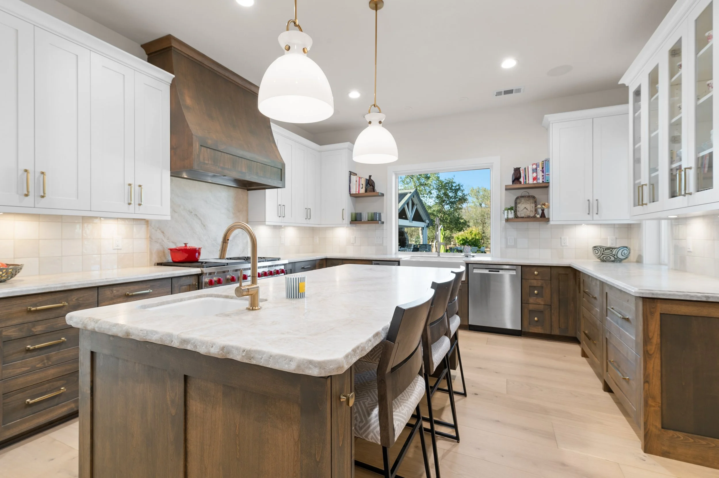 Taj Mahal Quartzite Kitchen in Redding CA