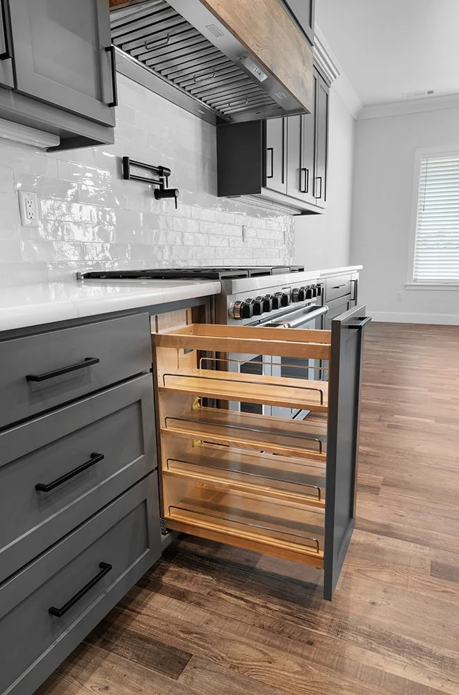 custom kitchen pull out drawers