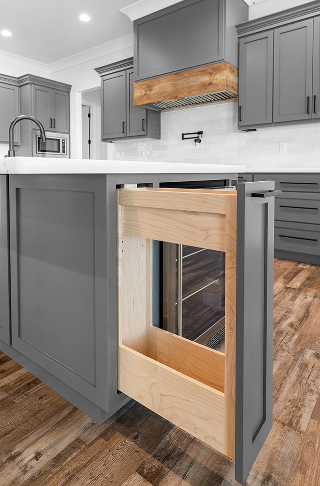 custom kitchen pull out drawers