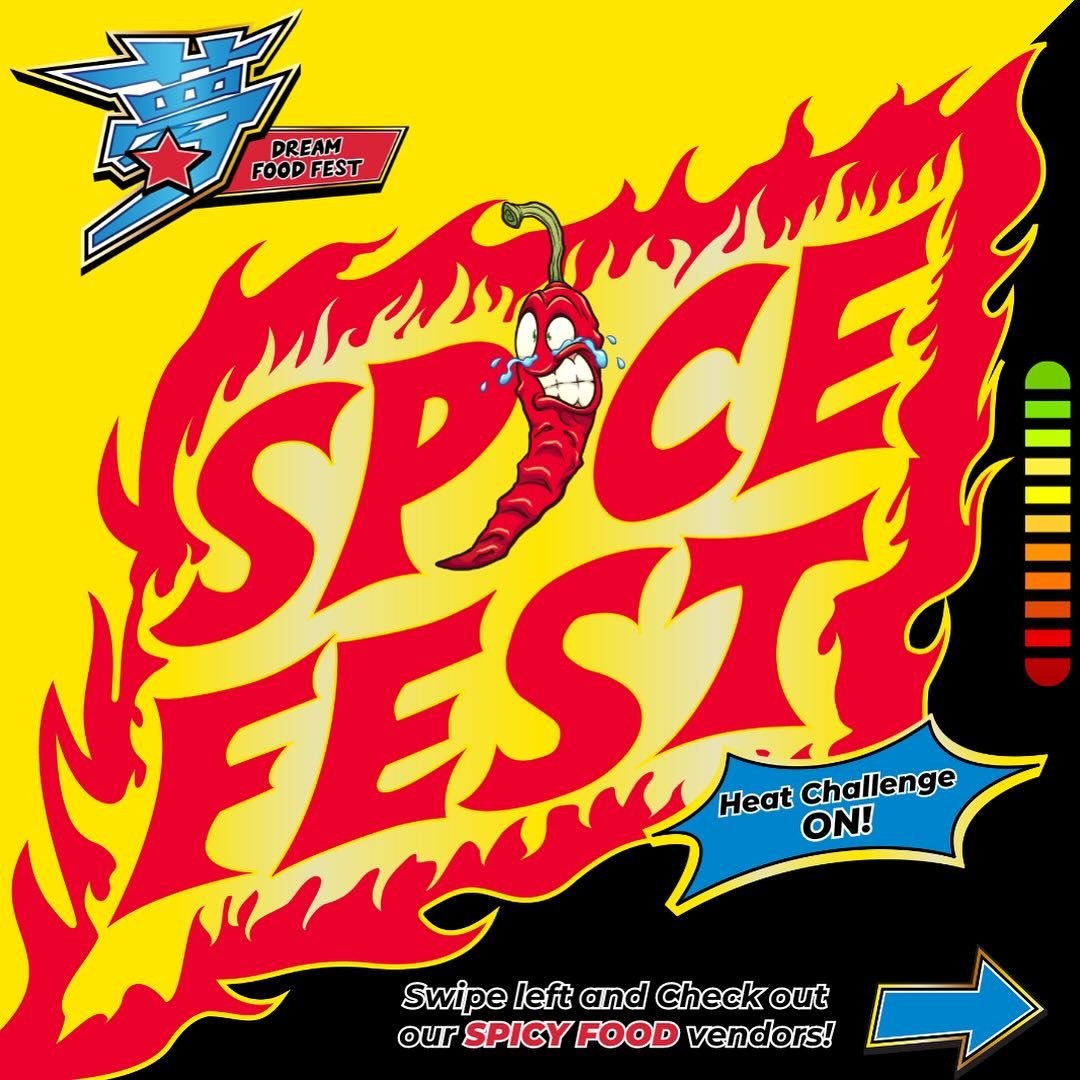 🔥 Ignite your taste buds at our spicy food extravaganza: SpiceFest! 🌶️ 

Follow along our vendor guide showcasing unique spicy delights at DFF 2024. 💥 Take on the challenge and try every vendor listed for a chance to win an exciting prize! Who wil