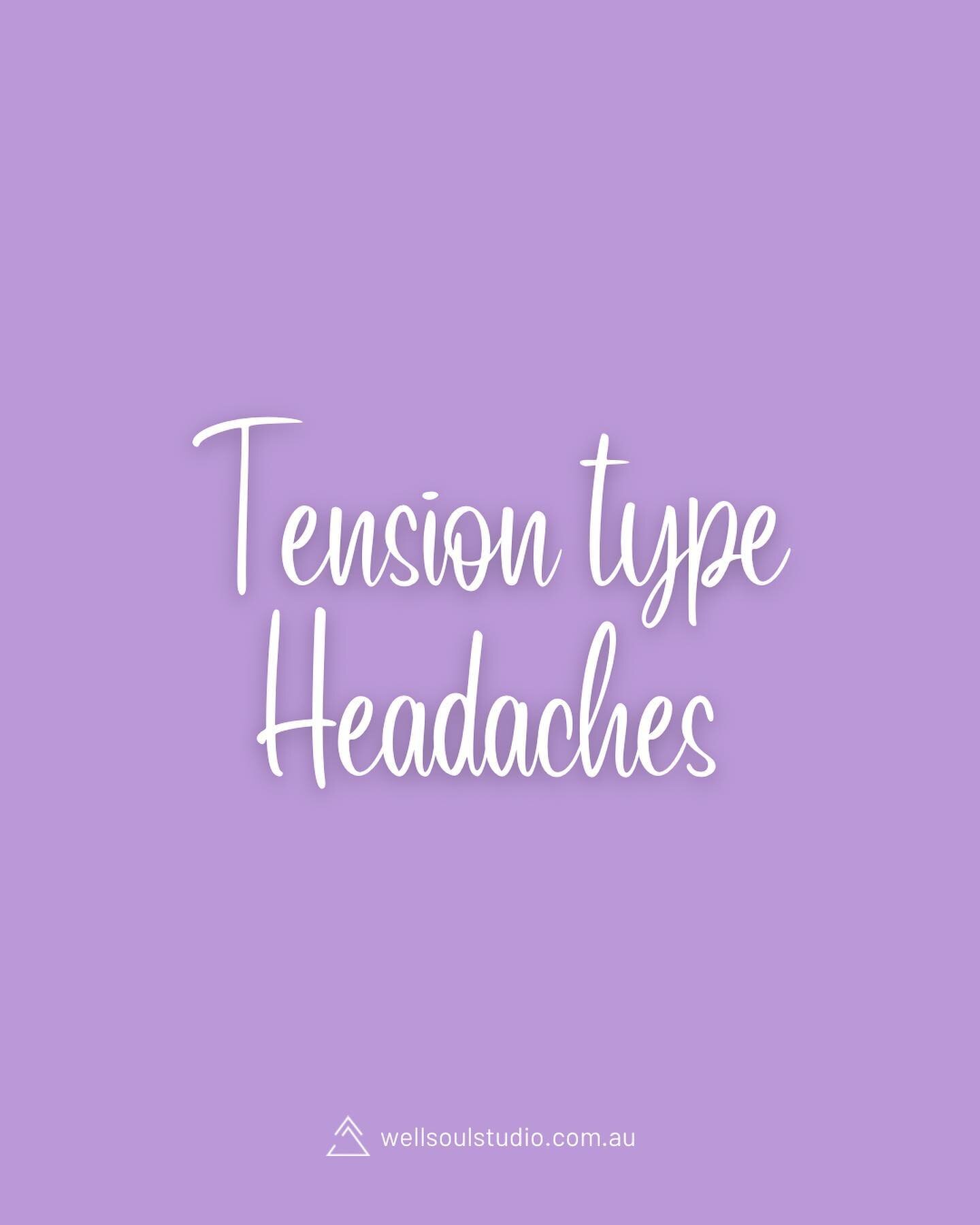 This week is Spinal Health Week! 

We will be sharing some info about headaches 🤕🤕 

First up is tension type headaches. These are the most common type of headaches and can be triggered by high stress, poor posture and muscle tension. 

Are you exp