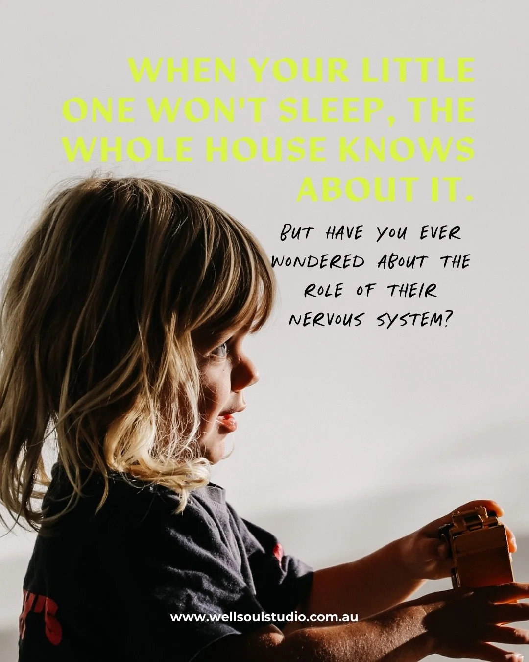 Mummas, we know how much a little one&rsquo;s sleep can affect EVERYTHING.

Your energy, your patience, your mornings and sometimes your ability to remember why you walked into a room.

One of the things we love about chiropractic is that it encourag