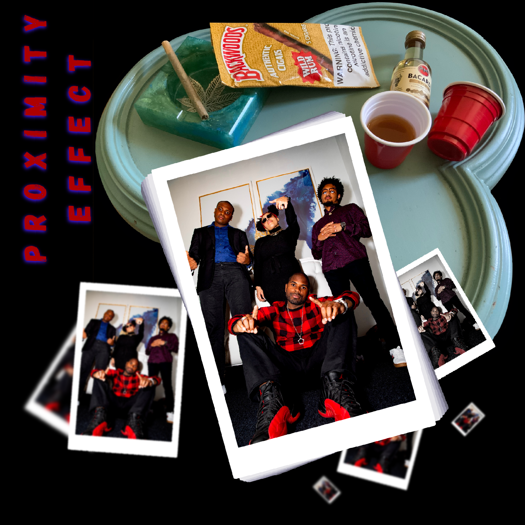 Album cover concept for rap music group Proximity Effect, based out of Las Vegas, NV.