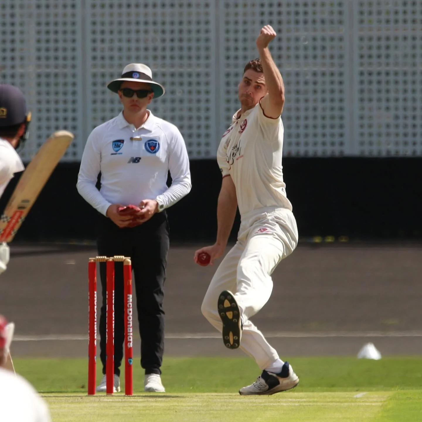 Pete Francis at it again for the Saints after he ripped through Sutherlands top order yesterday, taking 4/41. The boys are 2/97 in reply to Sutherlands 202.