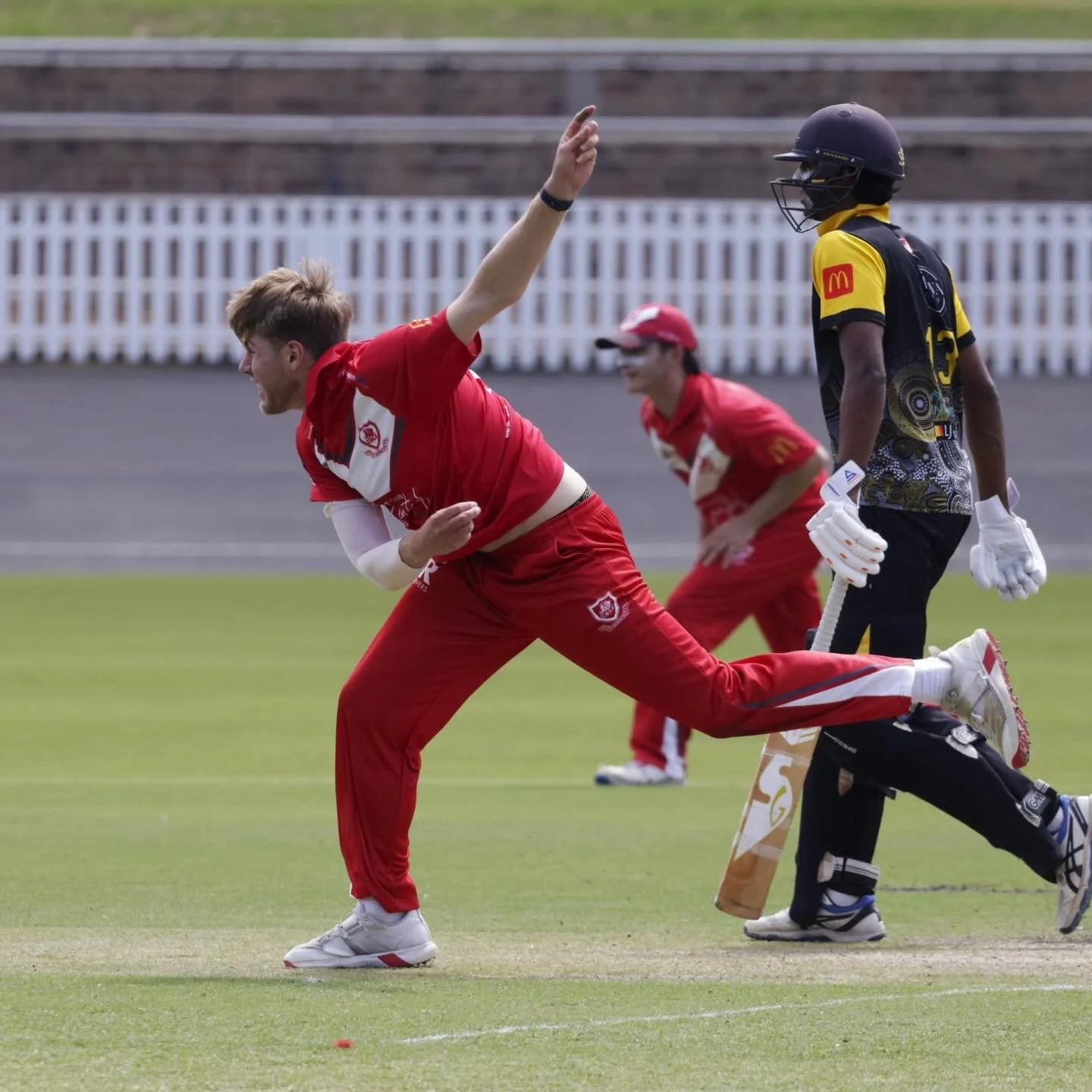 The big quick Mason King starred yesterday in 2s destruction of Blacktown with 6/32. Bowling with good pace and zip, Maso is the leading wicket taker in 2nd Grade.