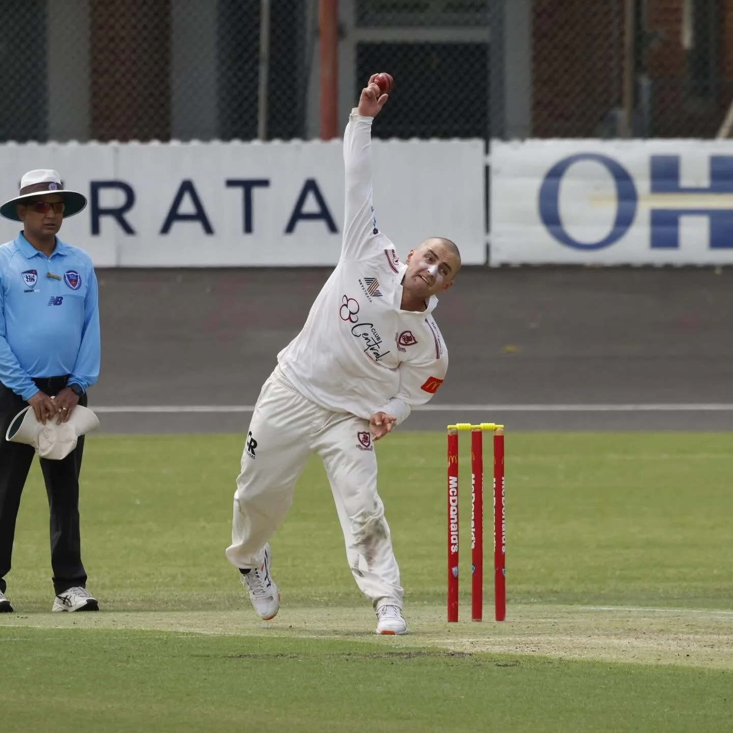 2s have gone top of the table with one game to play after trouncing Hawkesbury outright at HQ yesterday. Patty Brown took 4/27 in the 2nd dig, Josh Moors also took 3 to take his tally to 35 for the season, first in the competition. Lachie Ball contin