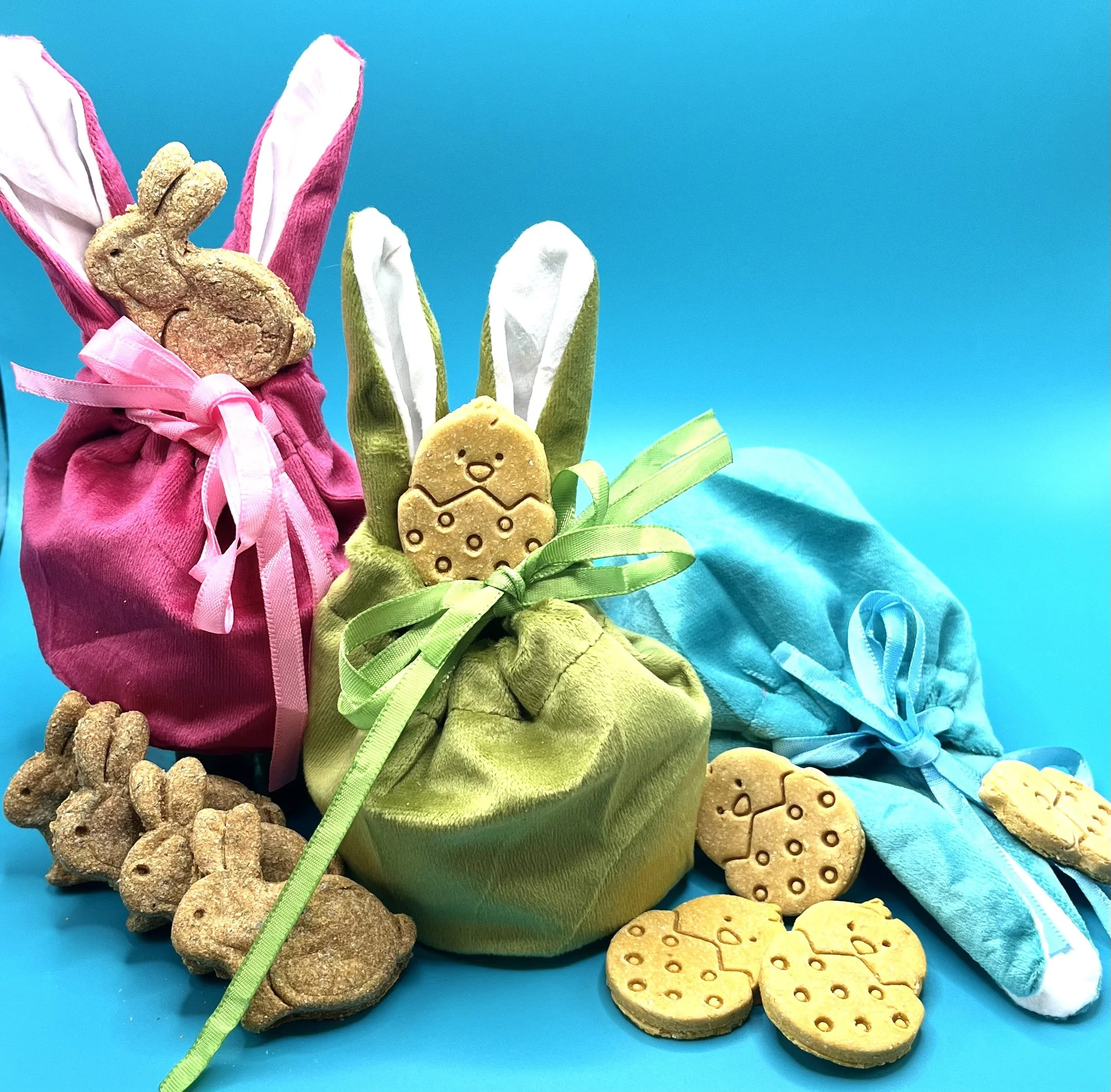 Velvet Bunny Dog Treat Bag
