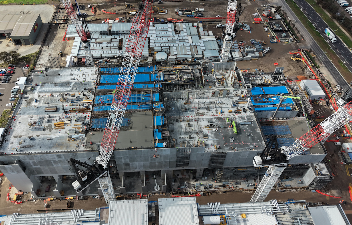 SITE COVERAGE: Building footprint that leaves little room for green space