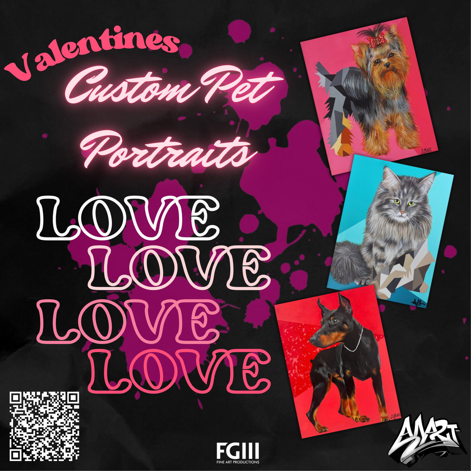 Red White Romantic Photographic Valentine's Dinner Restaurant Flyer A4 (Invitation (Square)) (1).png