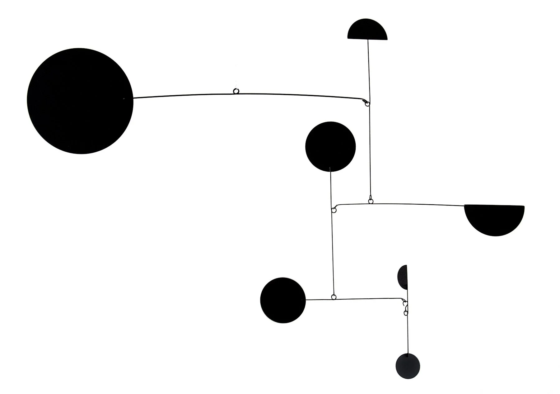 Black CIrcles and Semi-circles