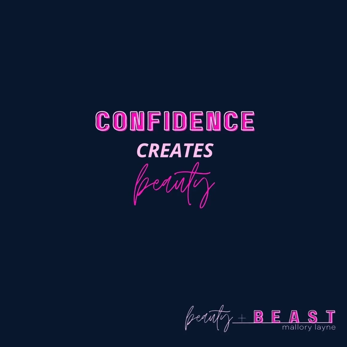 Confidence creates beauty🩷🩷

#beautybeast #mallorylayne #esthetician #esthetics #beauty #confidence #insideandout