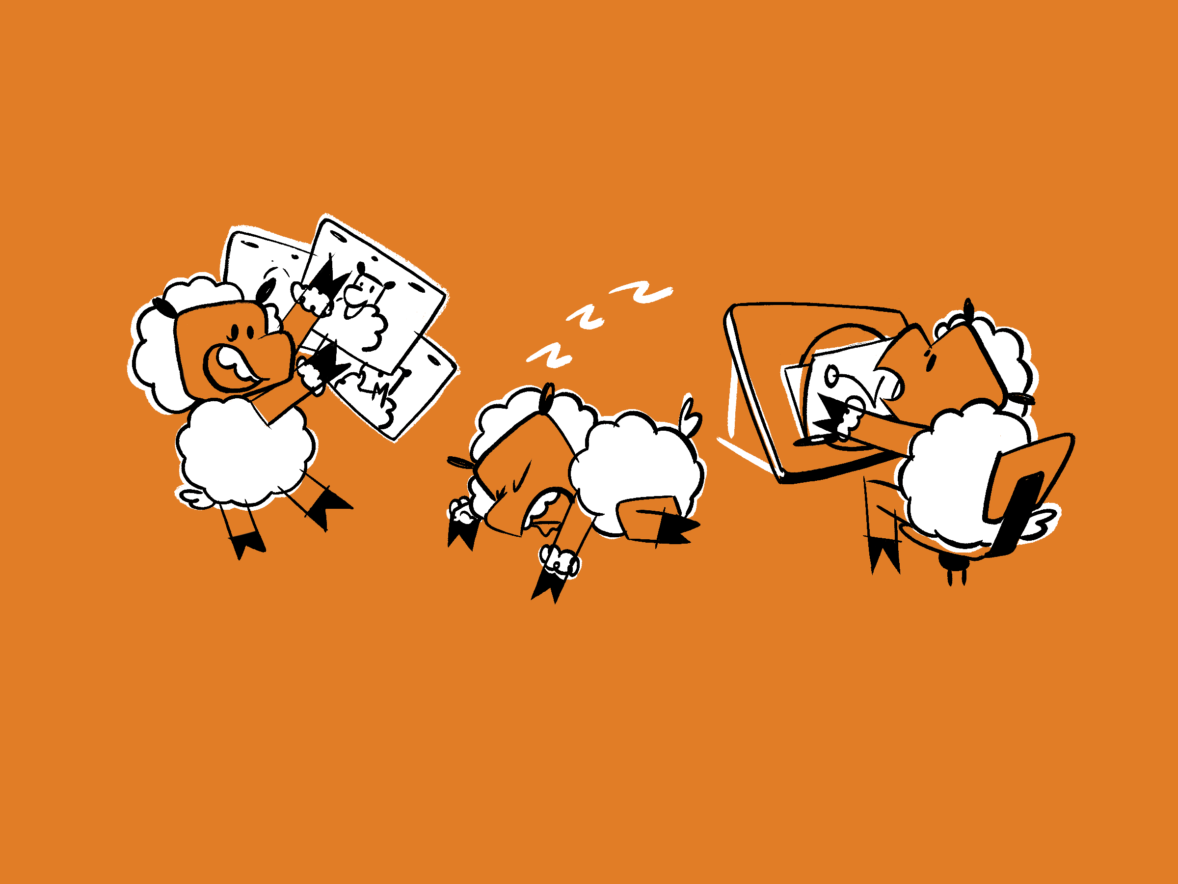 Tired Lil' Animators Stickers