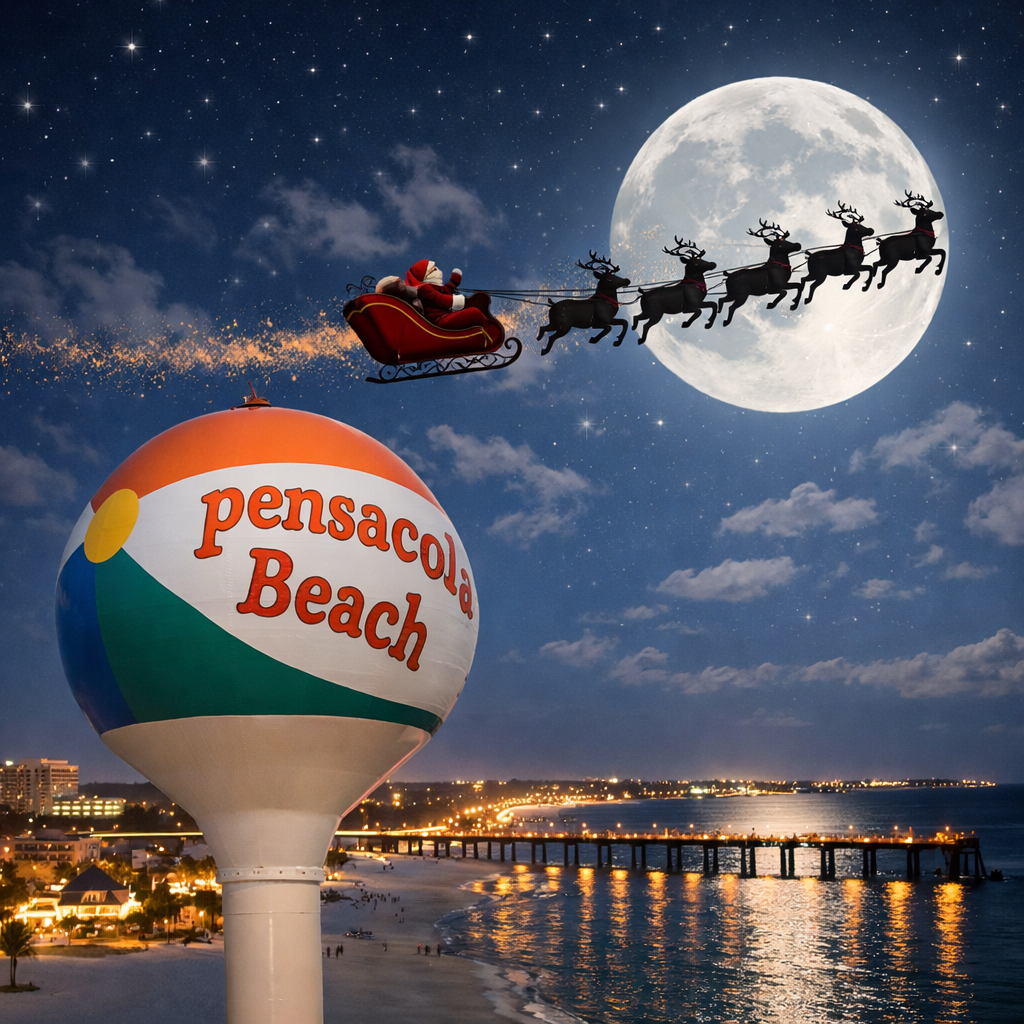 Santa Tracker in Pensacola: Follow Santa’s Journey on Christmas Eve