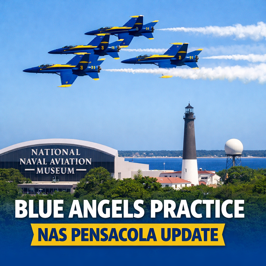 Blue Angels Practice Viewing and NAS Pensacola Visitor Access Update