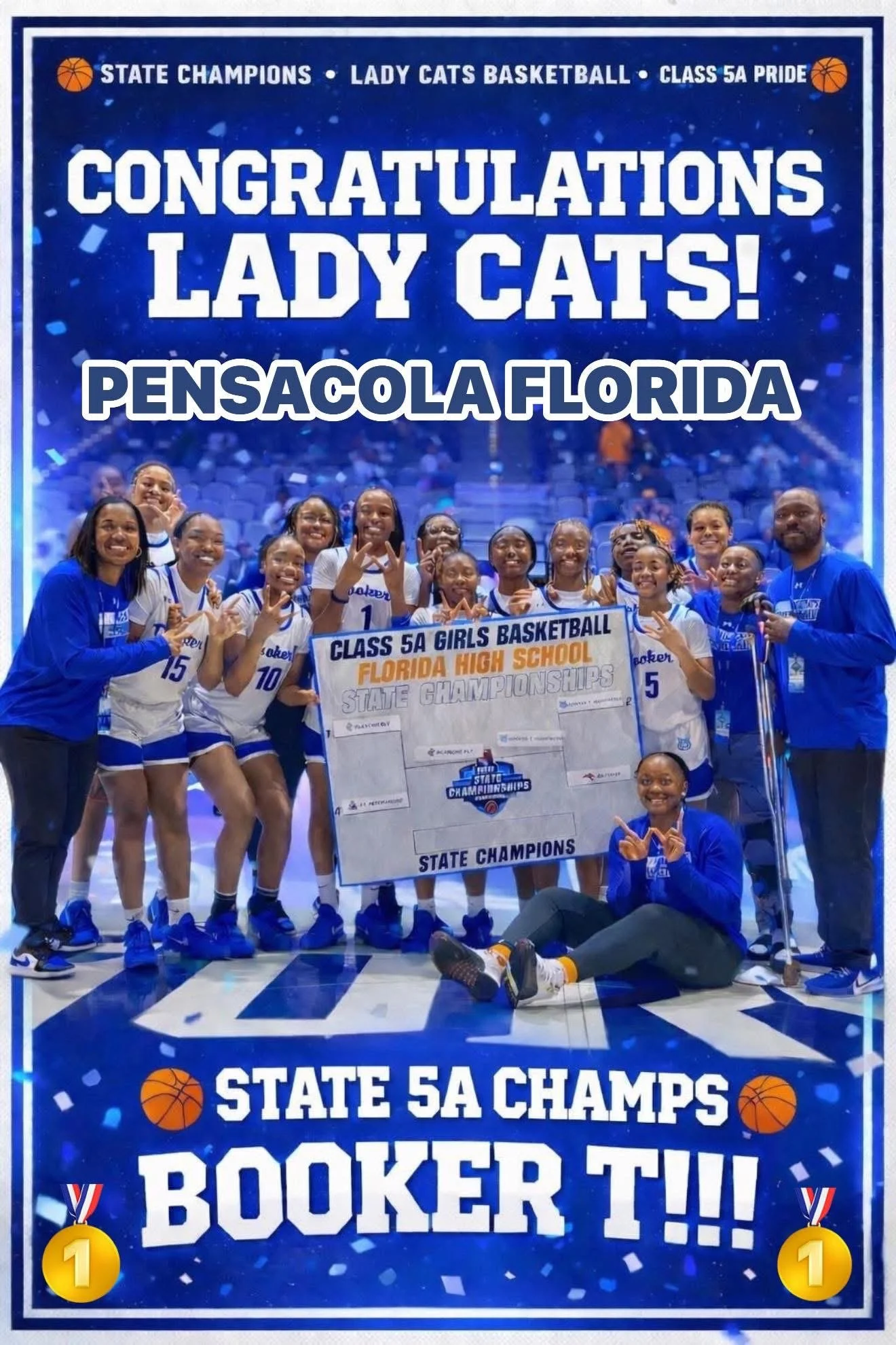 Booker T Washington Girls Basketball Wins 2026 State Championship