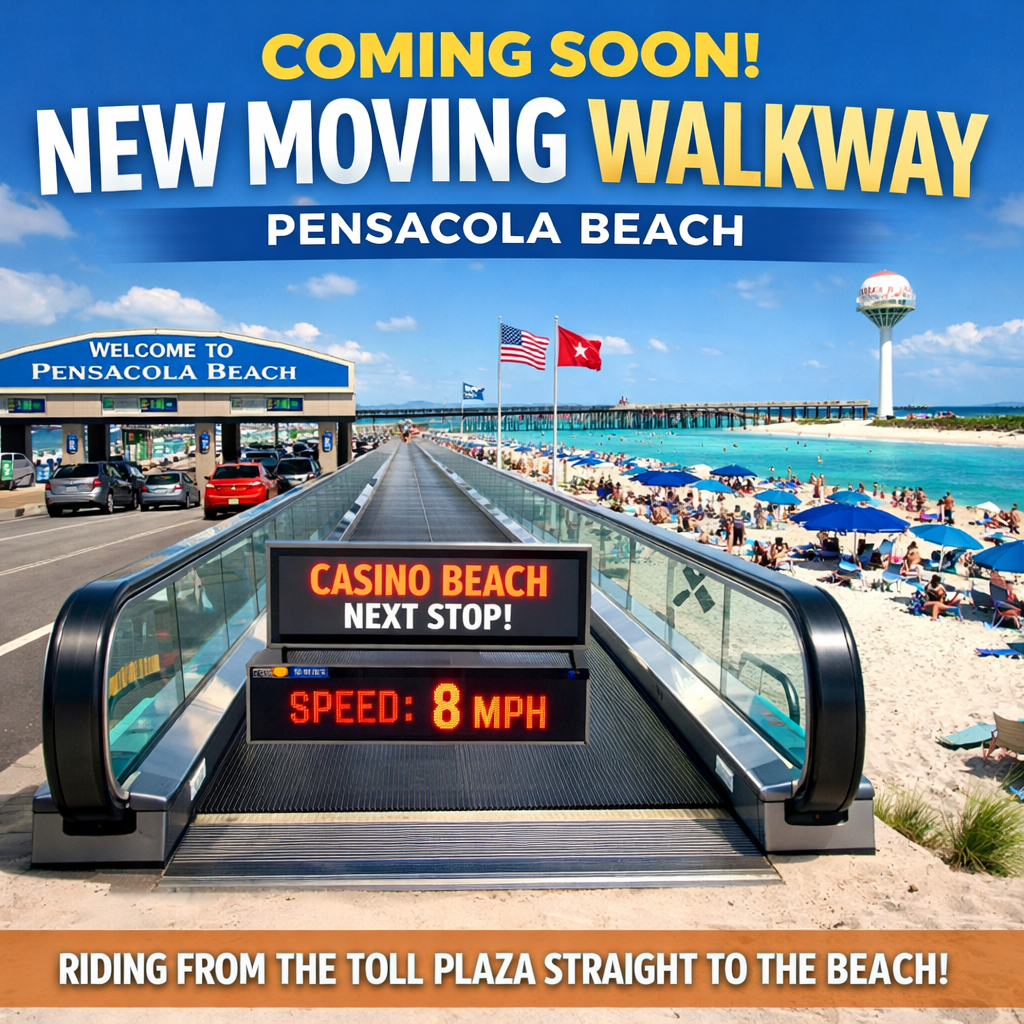 Pensacola Beach May Get a Moving Walkway to Casino Beach