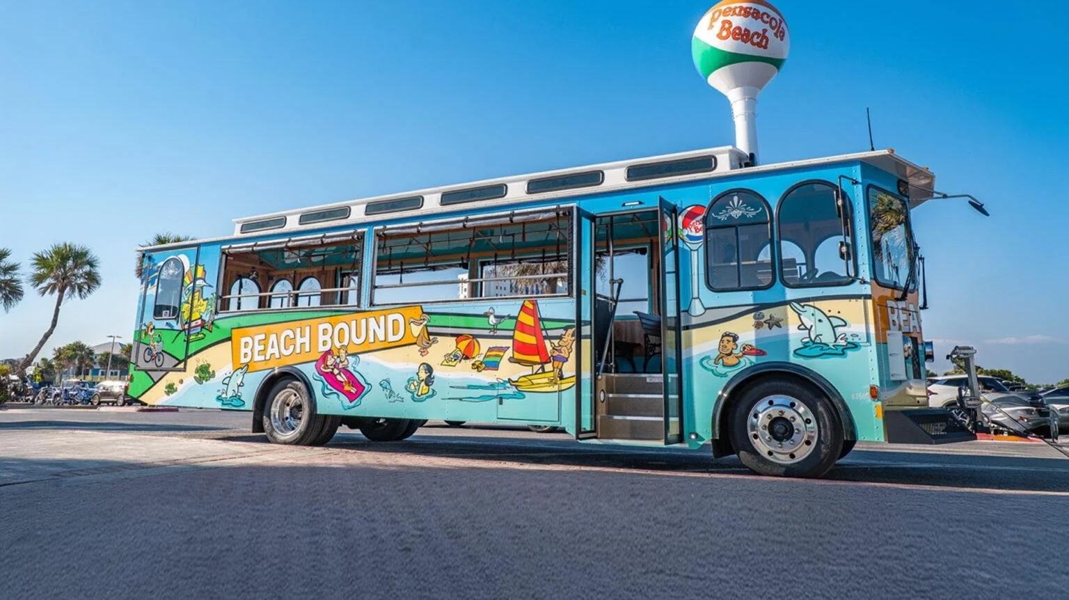 Free Pensacola Beach Trolley Now Running Weekends Starting in April 2026