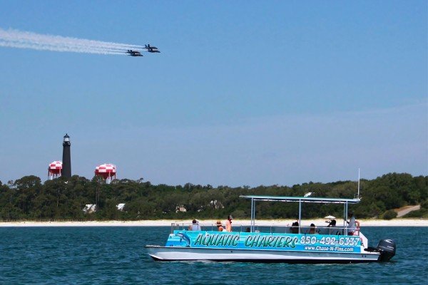 The Best Seat for the Blue Angels Homecoming Airshow Might Be on a Boat