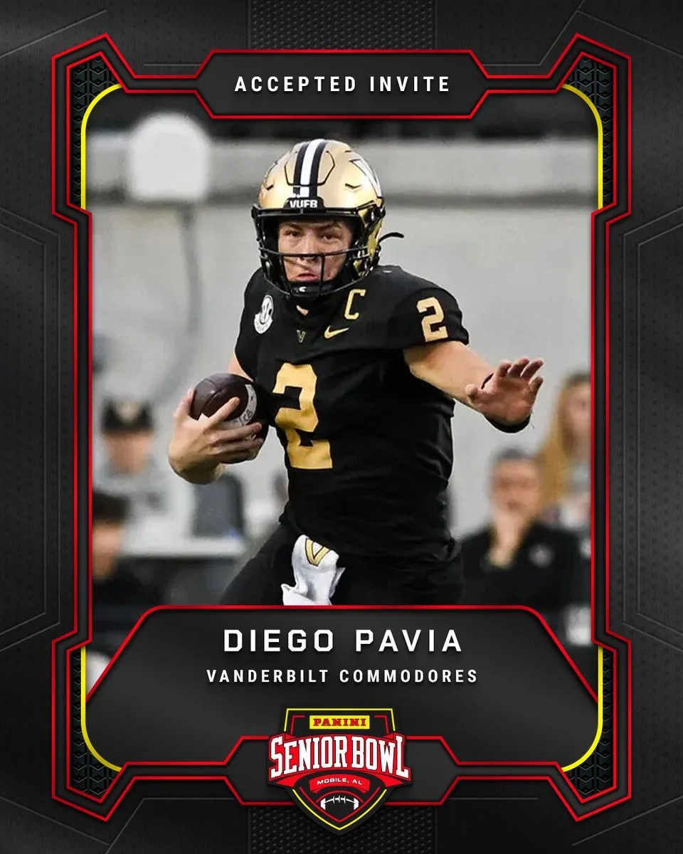 Heisman Trophy runner up Diego Pavia will compete in the 2026 Senior Bowl