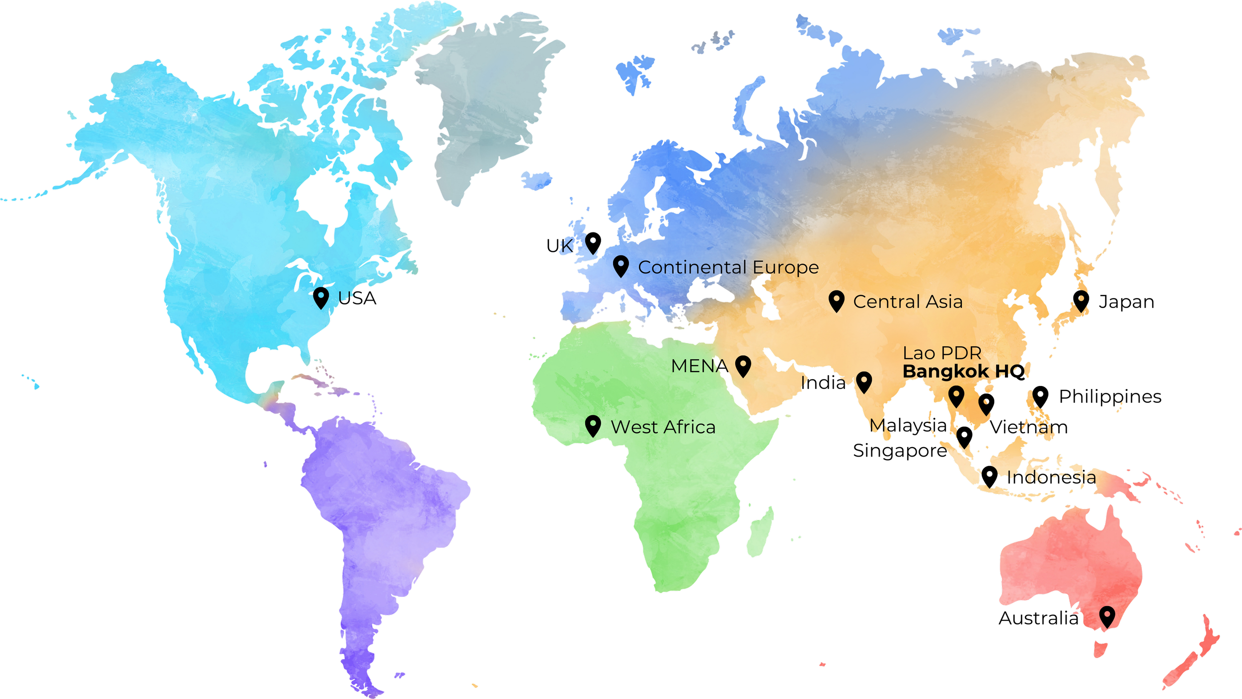 Government Relations Thailand regional Southeast Asia APAC, Singapore, Central Asia, MENA, GCC, Saudi Arabia, West Africa, Europe, USA, America Washington DC, Japan, Korea, Australia