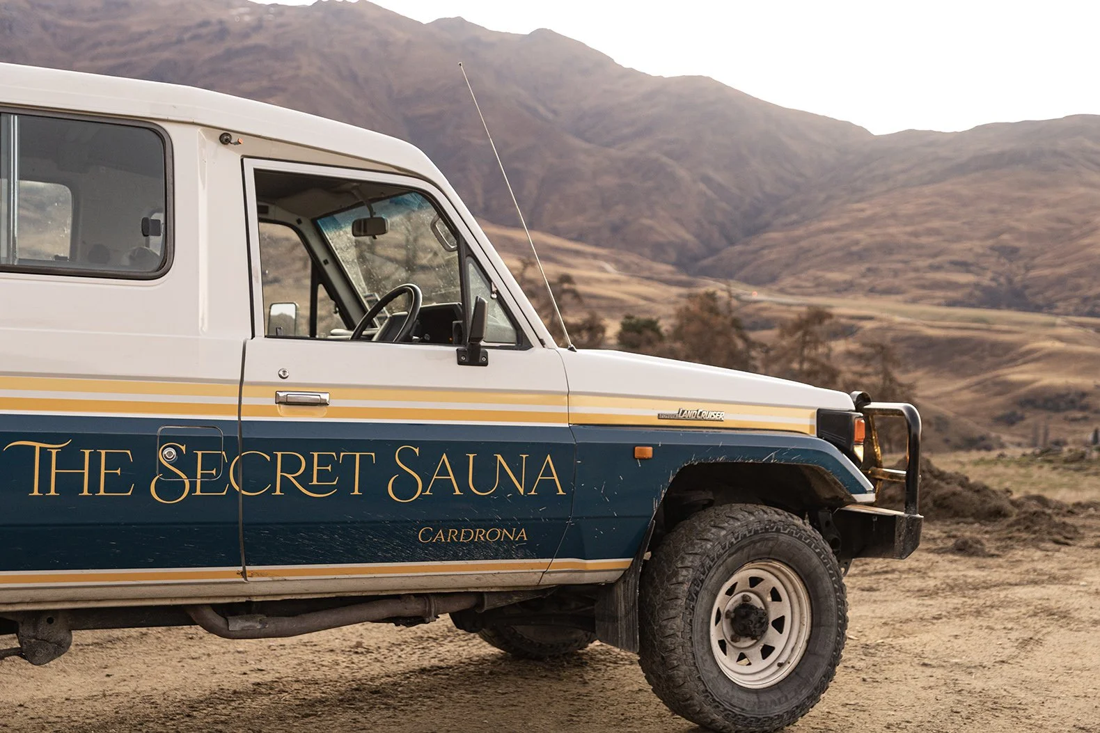 the secret sauna cardrona carrier truck.jpg