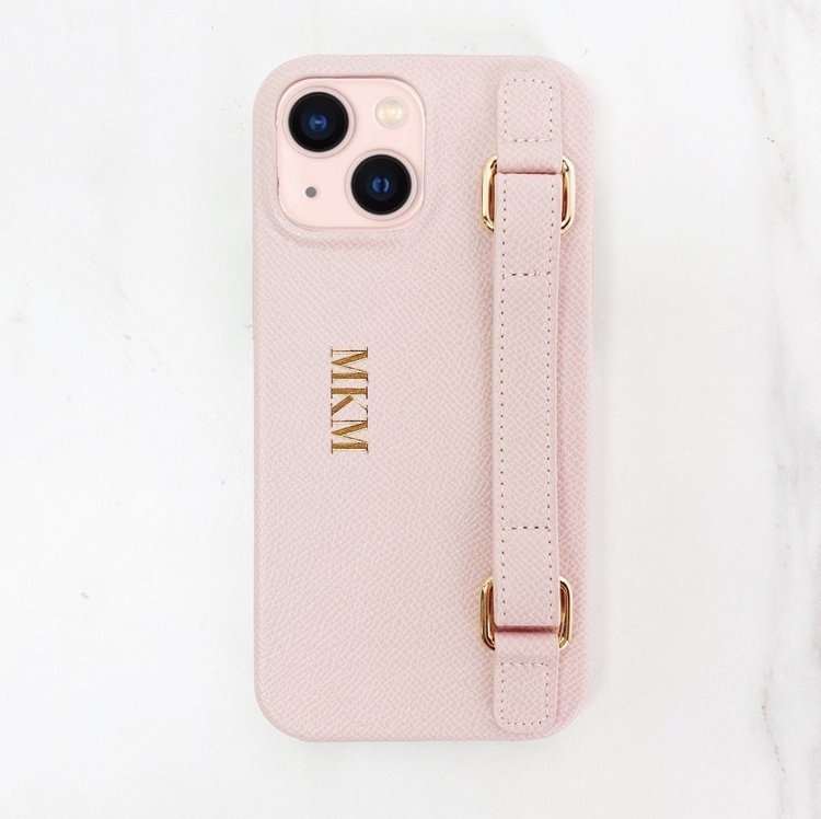 iPhone 13 Series - Fashionista Handle Grip Case - Pale Pink