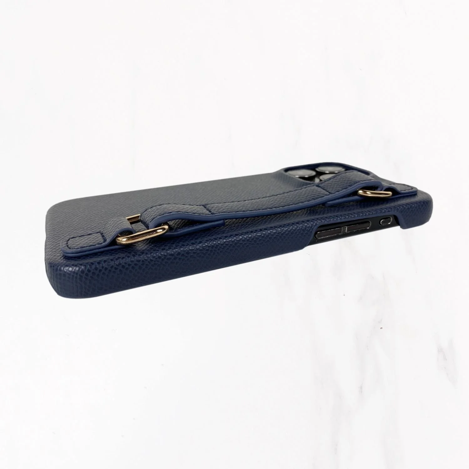 iPhone 15 Series - Fashionista Handle Grip Case - Midnight Blue