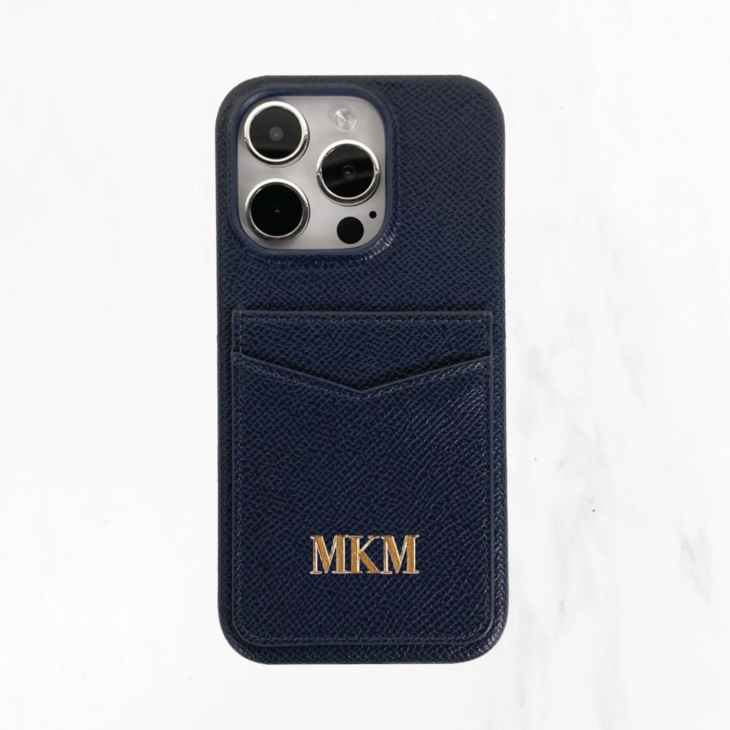 iPhone 15 Series - Jetsetter Double Card Holder Case - Midnight Blue