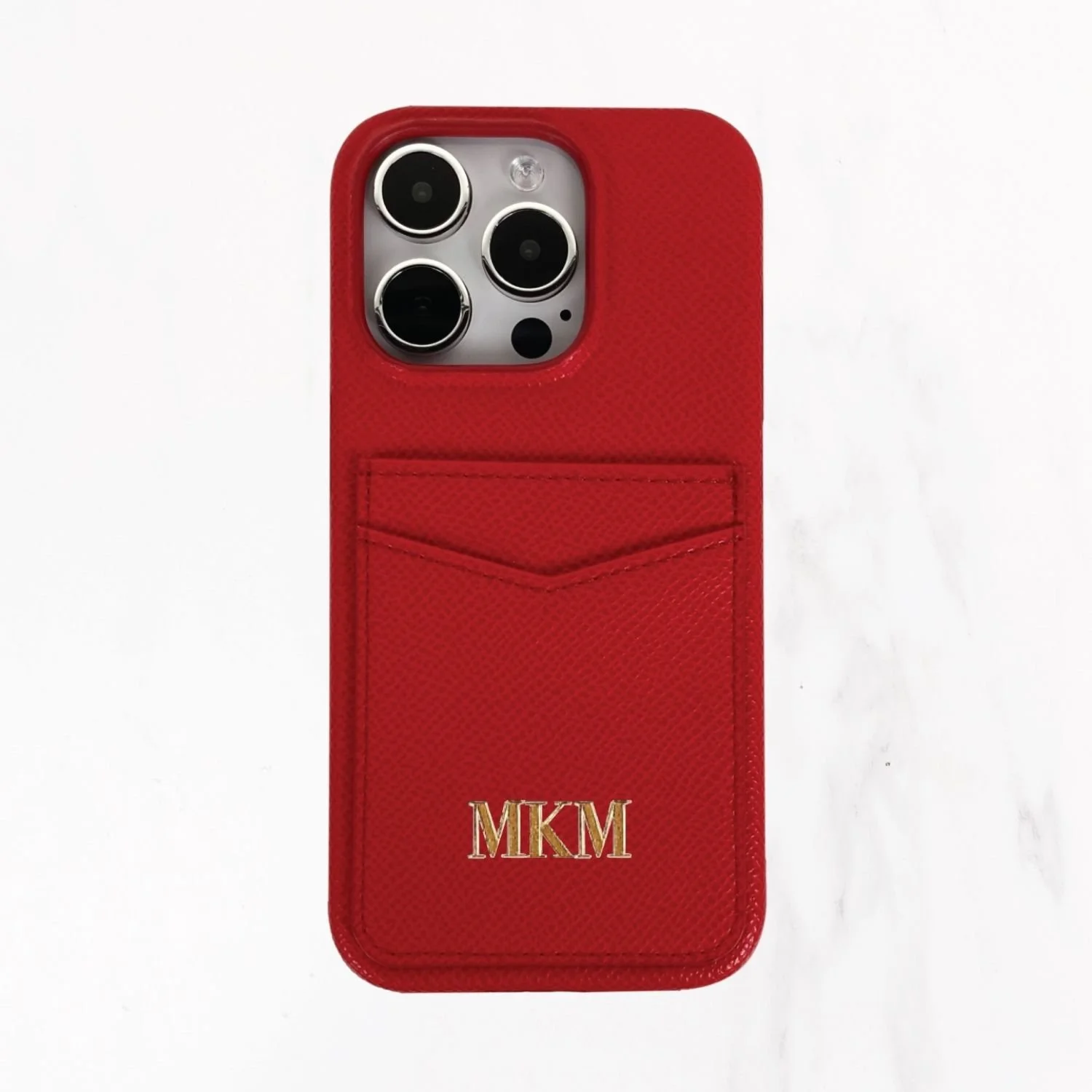 iPhone 15 Series - Jetsetter Double Card Holder Case - Red