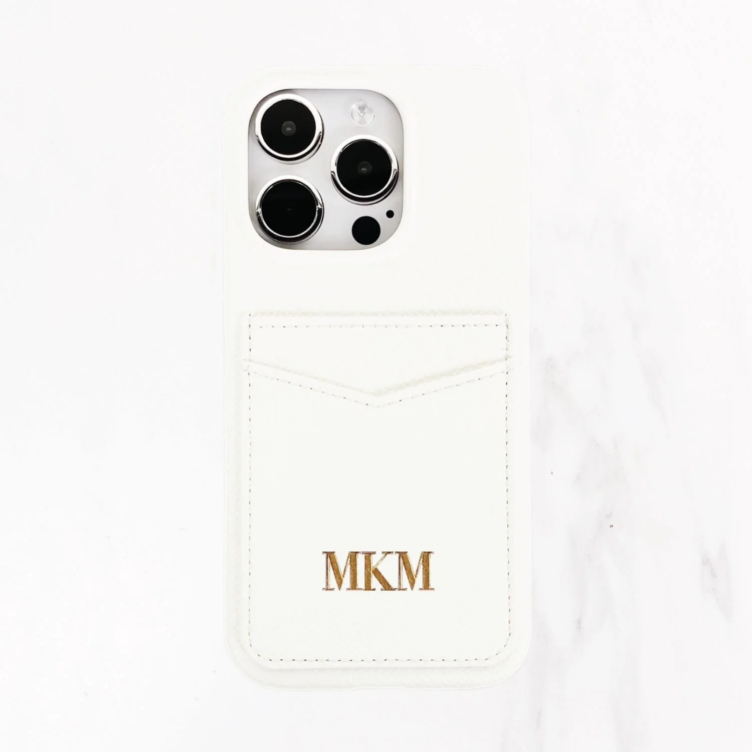 iPhone 15 Series - Jetsetter Double Card Holder Case - White