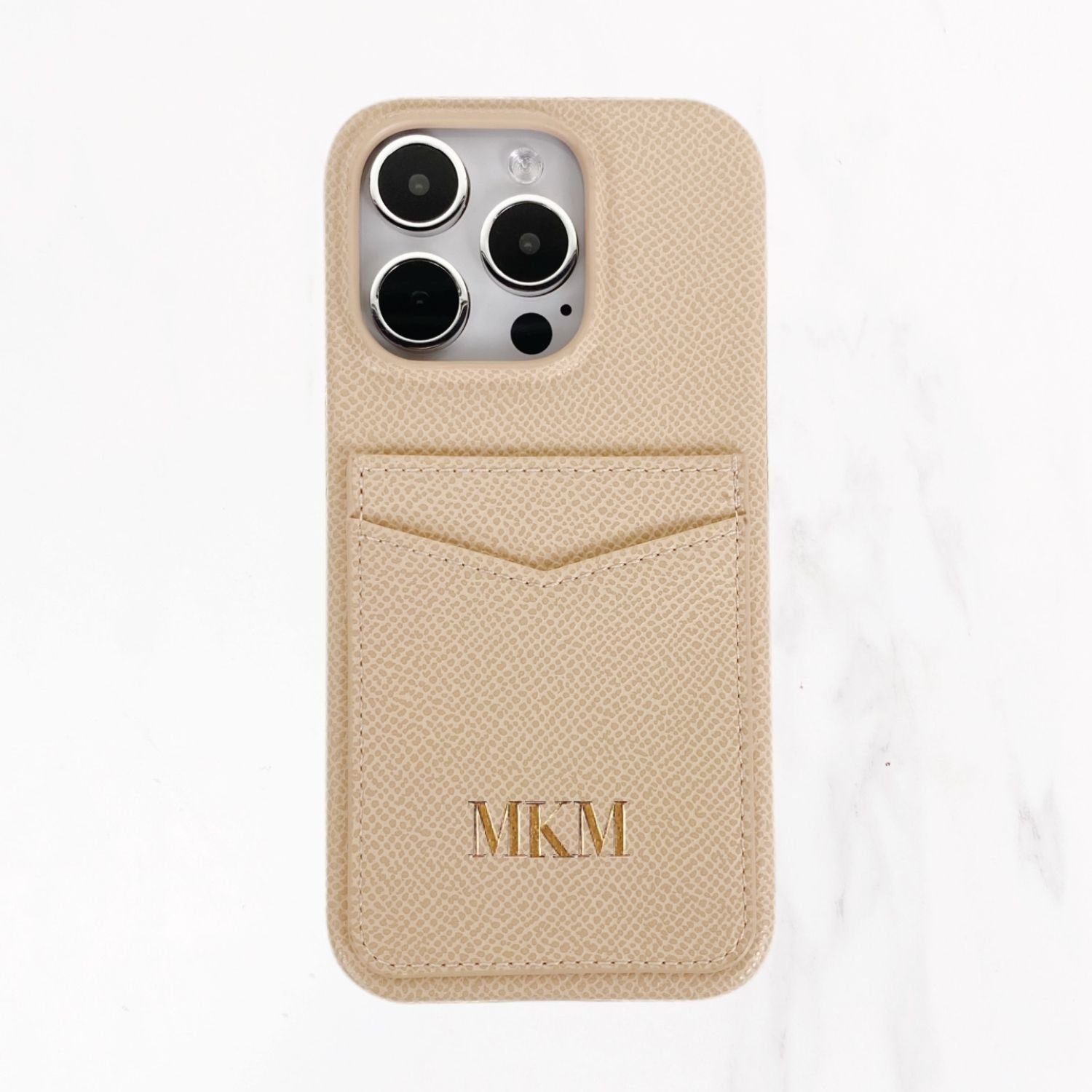 iPhone 15 Series - Jetsetter Double Card Holder Case - Malibu Beige