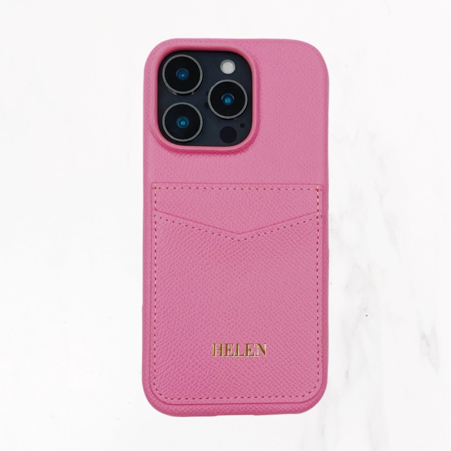 iPhone 15 Series - Jetsetter Double Card Holder Case - Sakura Rose Pink