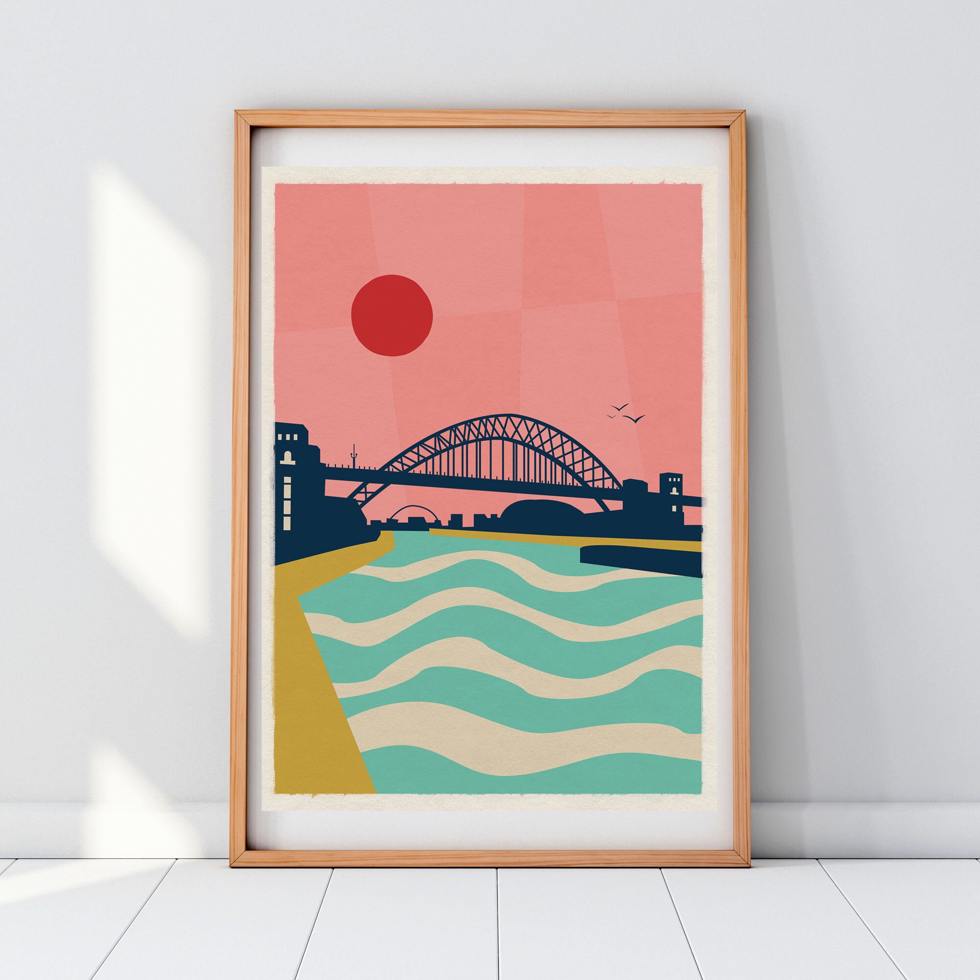 Tyne_Bridge_Geometric_Poster_2000_framed.jpeg