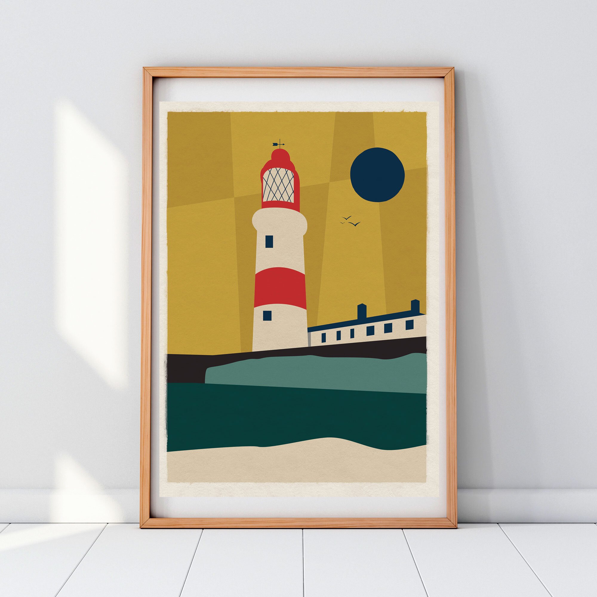Souter_Lighthouse_Geometric_Poster_2000_framed.jpeg