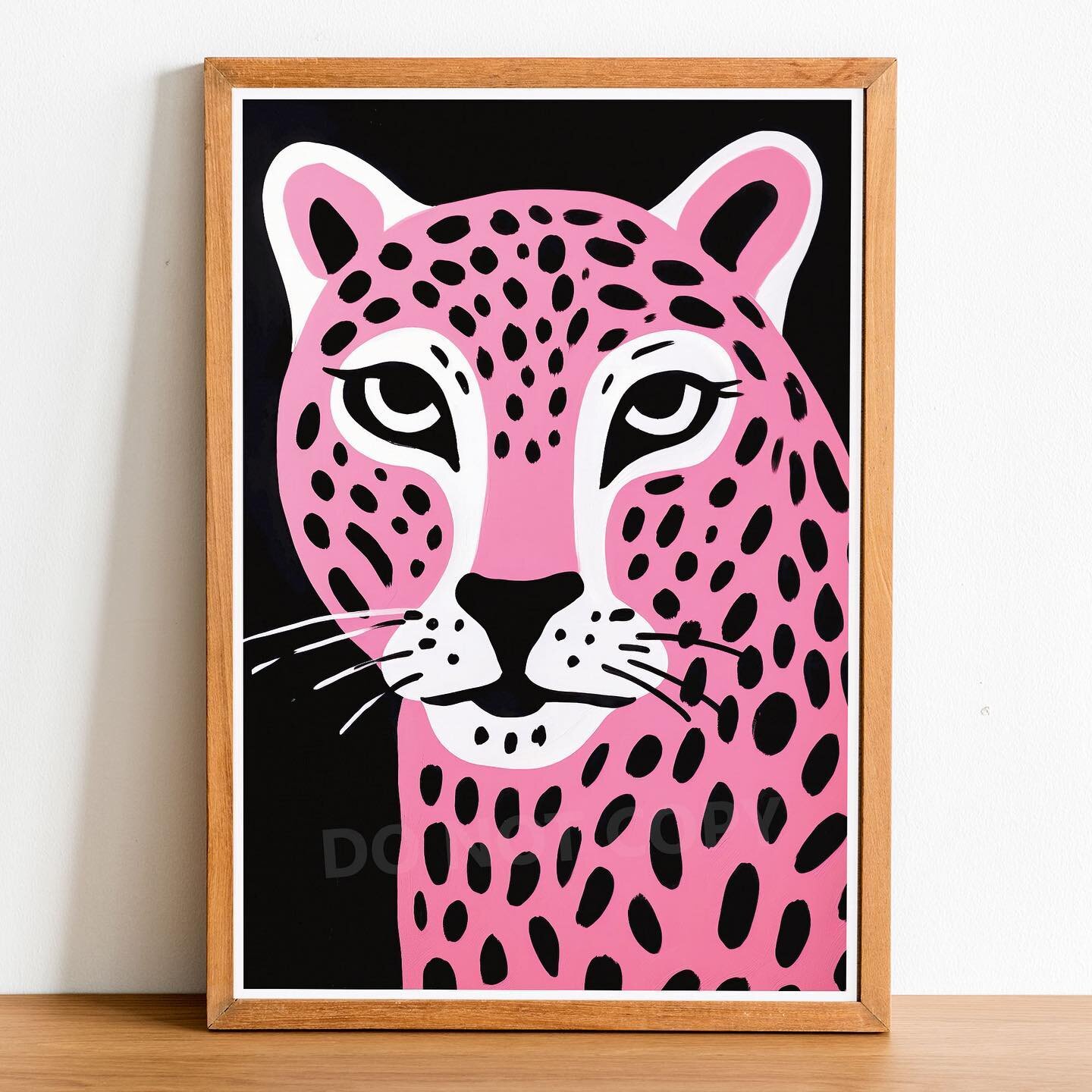 I have my stall on at Tynemouth market this Sunday and have new prints in stock including these pink cheetah&rsquo;s / leopard.