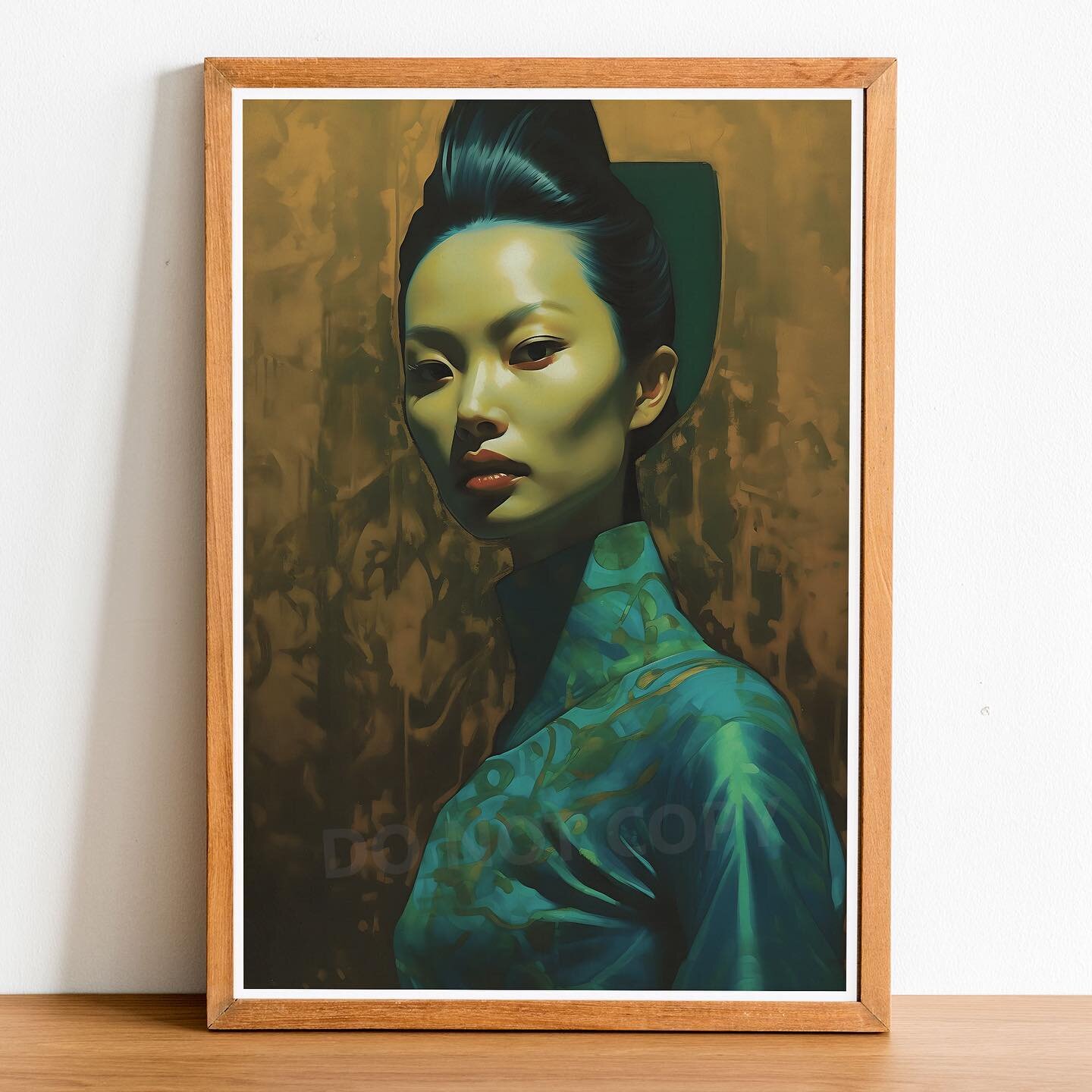 Just added these 2 retro prints inspired by Vladimir Tretchikoff to the website. Link in the bio. Will also be selling them from my stall at Tynemouth market this Sunday.