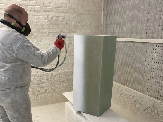 Spray painting - Just Plinths